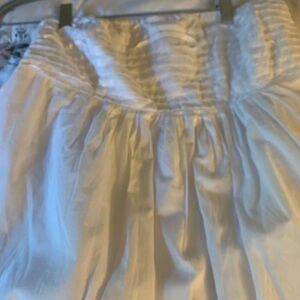 J. Crew White summer tube dress